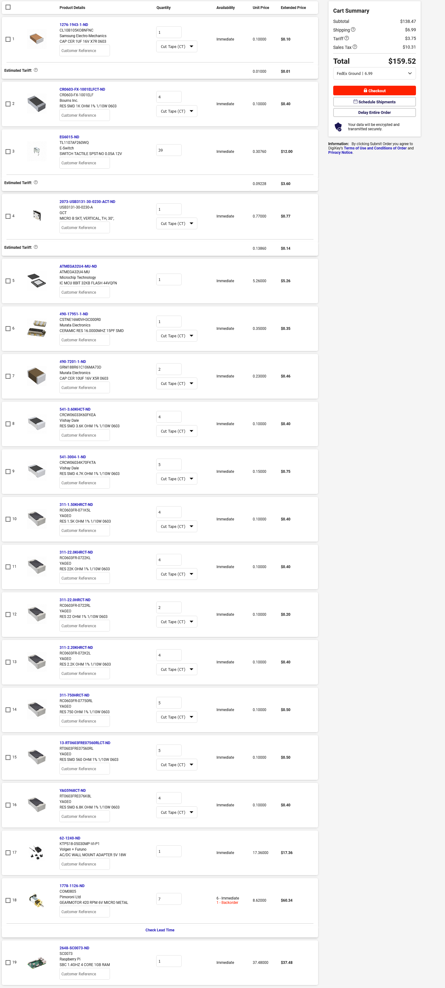 Order-Digikey
